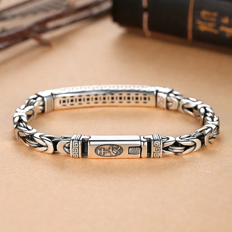 Nueva joyería de moda de Color plateado, pulsera para hom...