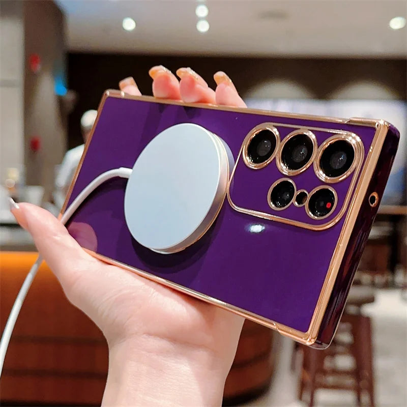Samsung Galaxy S series MagSafe case by Corporación Turística, featuring a sleek protective design with magnetic attachment.