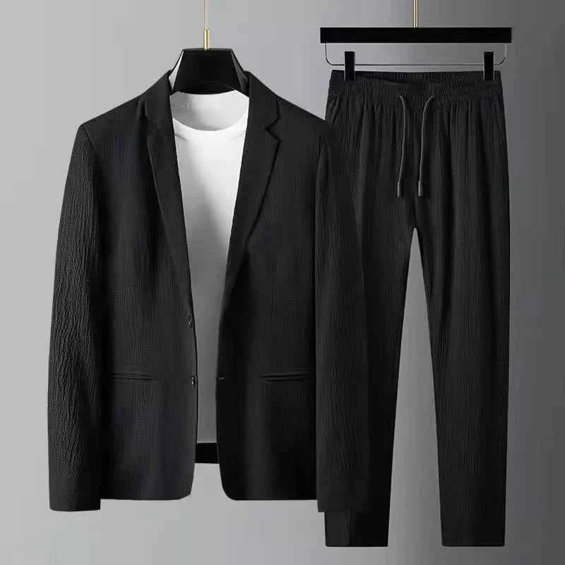 Traje Casual 2 Piezas Hombre 2026: Ligero, Anti-Arrugas