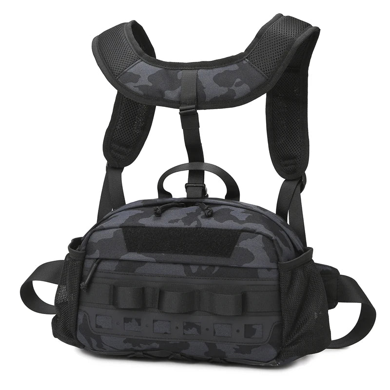 Chaleco de senderismo para hombre, mochila, bolsa de pech...