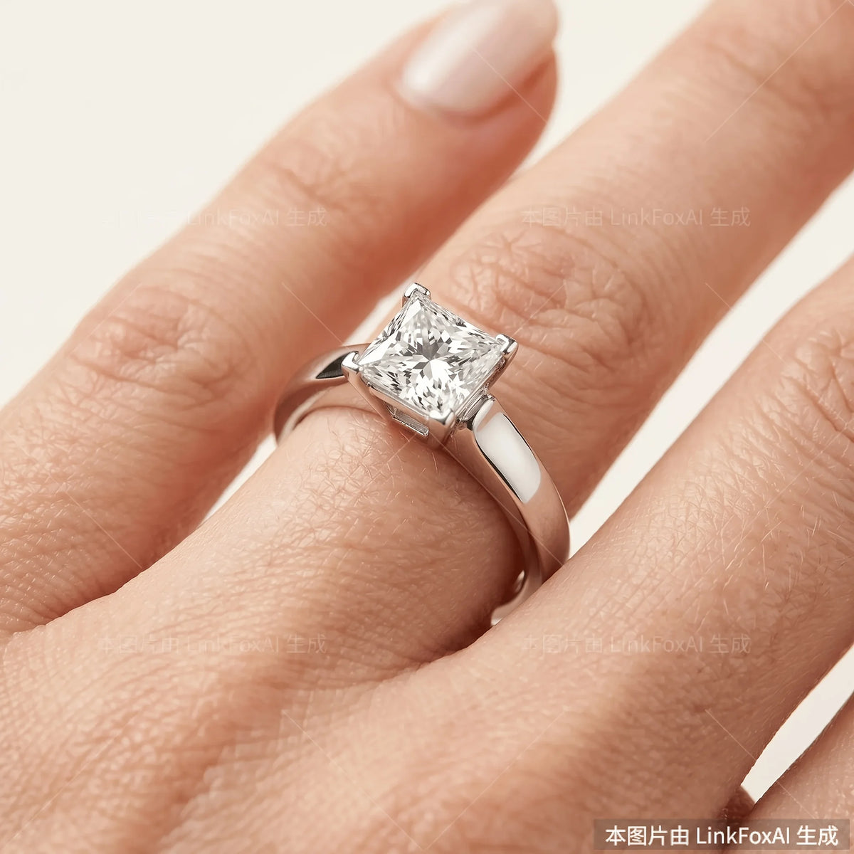 Anillo de plata S925 con moissanita de 1.5CT y certificad...