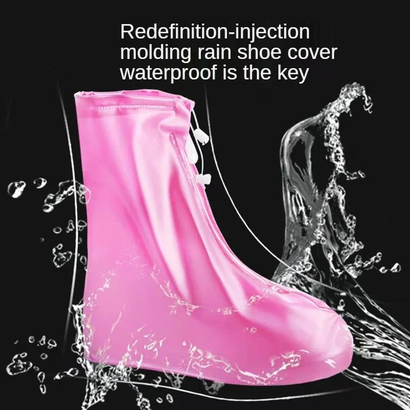 Silicone waterproof shoe cover for men and women by Corporación Turística, protecting footwear from rain and mud.