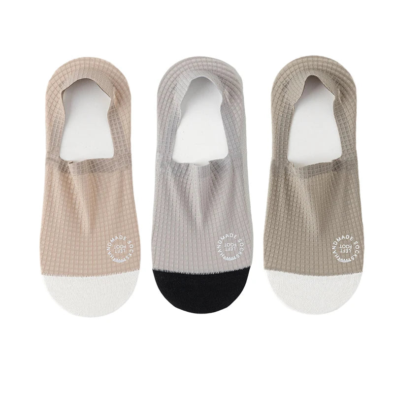 3 pares de calcetines invisibles para hombre, calcetines ...