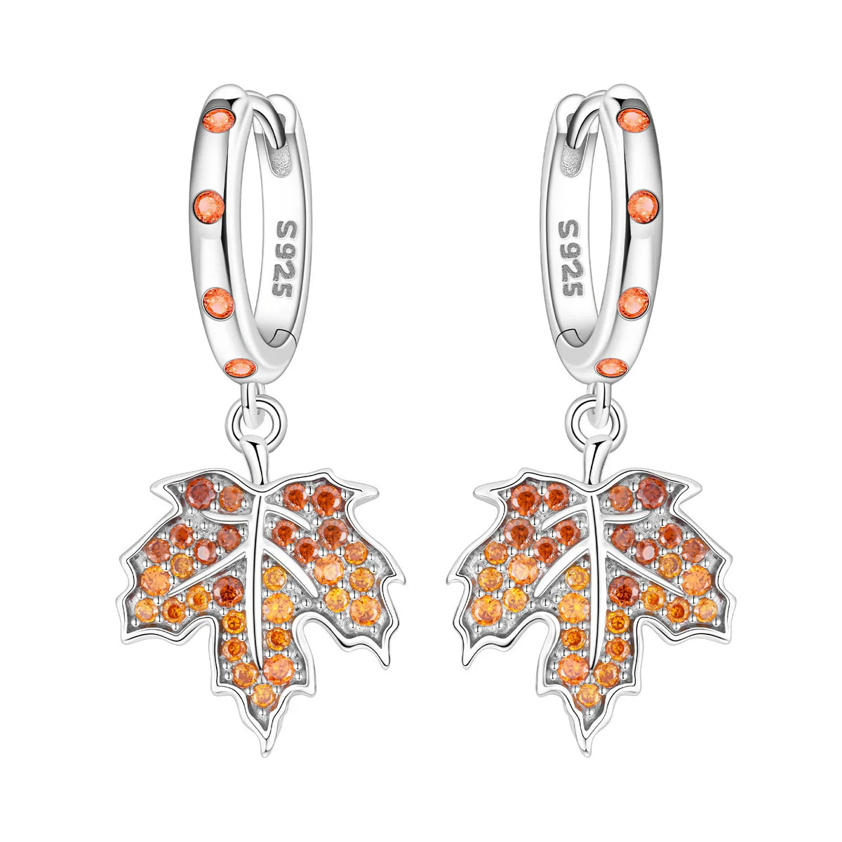 Orstarry Original Plata de Ley 925 pendientes de flor de ...