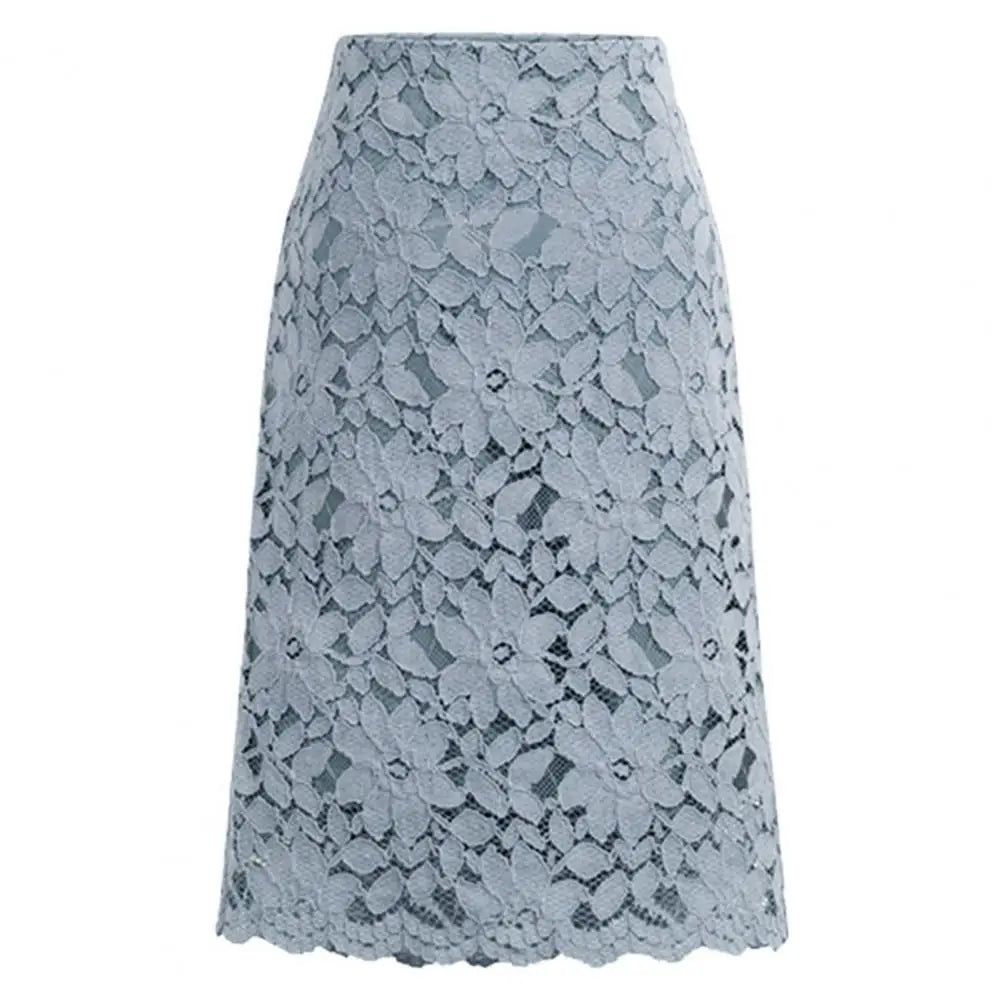 Elegant women's puffed lace skirt by Corporación Turística, featuring intricate lace details and a flattering fit for stylish looks.