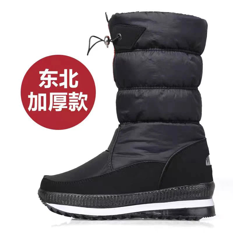 Botas de suelo sin esquí para mujer del noreste, zapatos ...