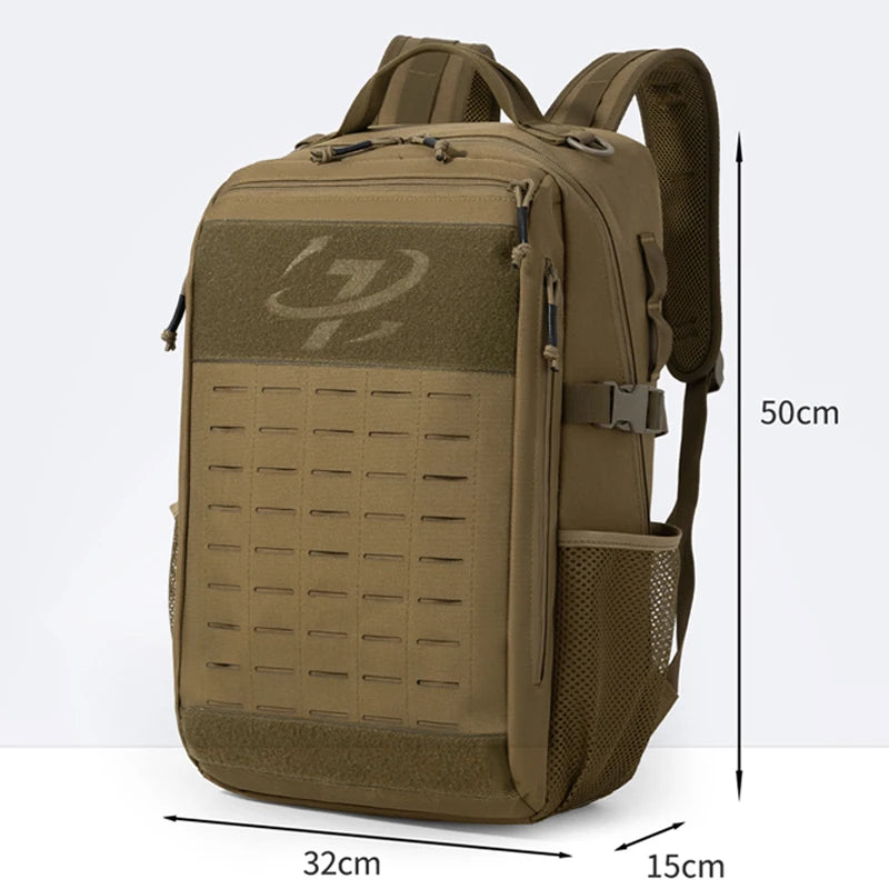 Mochila de escalada, bolsa Molle táctica para exteriores,...