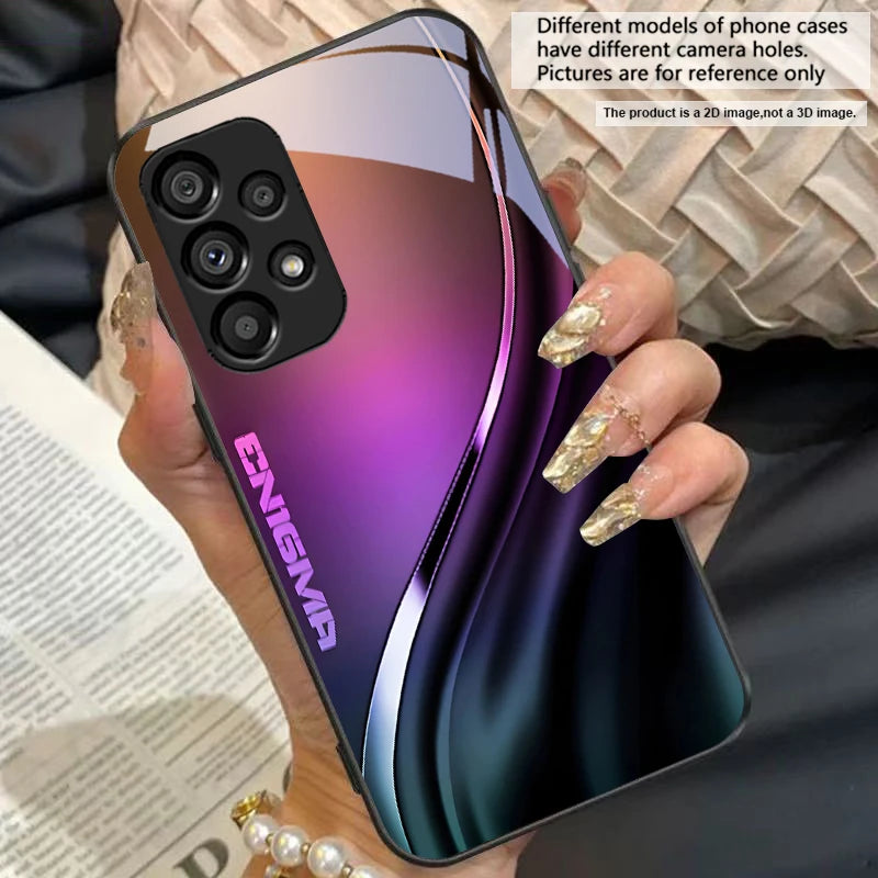 Gradated gray mixed protective case for Samsung Galaxy S8, S9, S10, S20 Ultra, by Corporación Turística, shown on black background.