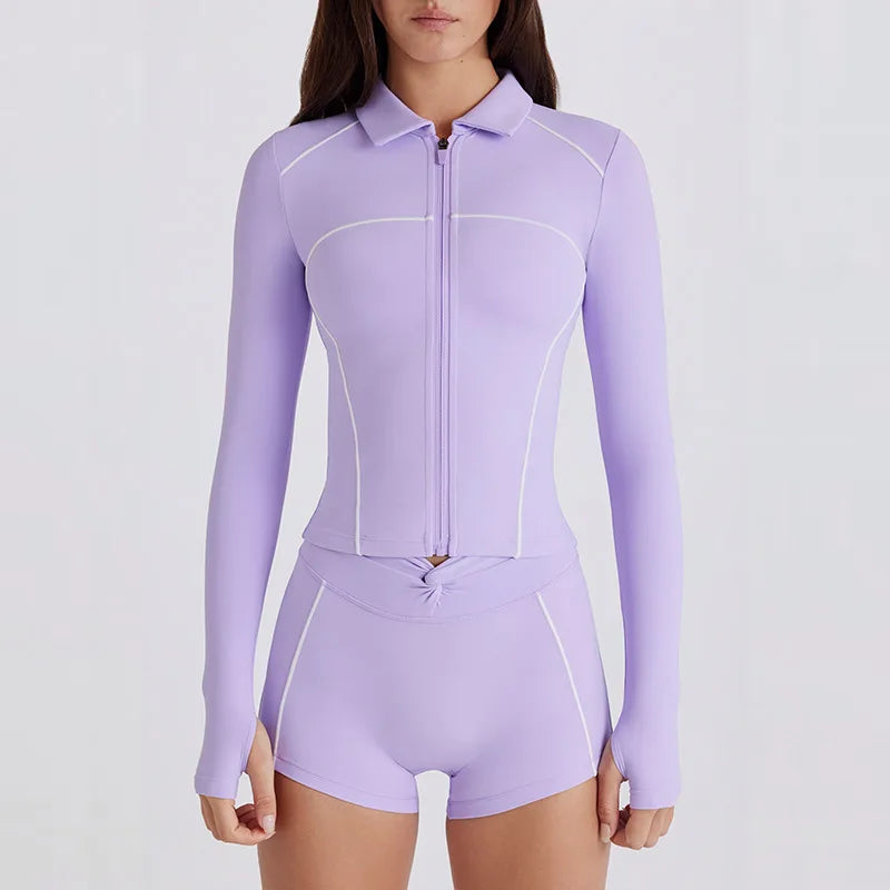 Nueva ropa de yoga de secado rápido, moda deportiva de ma...