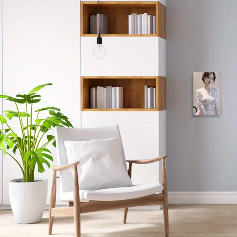 Decorative wall sign with nurse design, 8x12 inches, from Corporación Turística, featuring a nurse-themed wall decor piece.