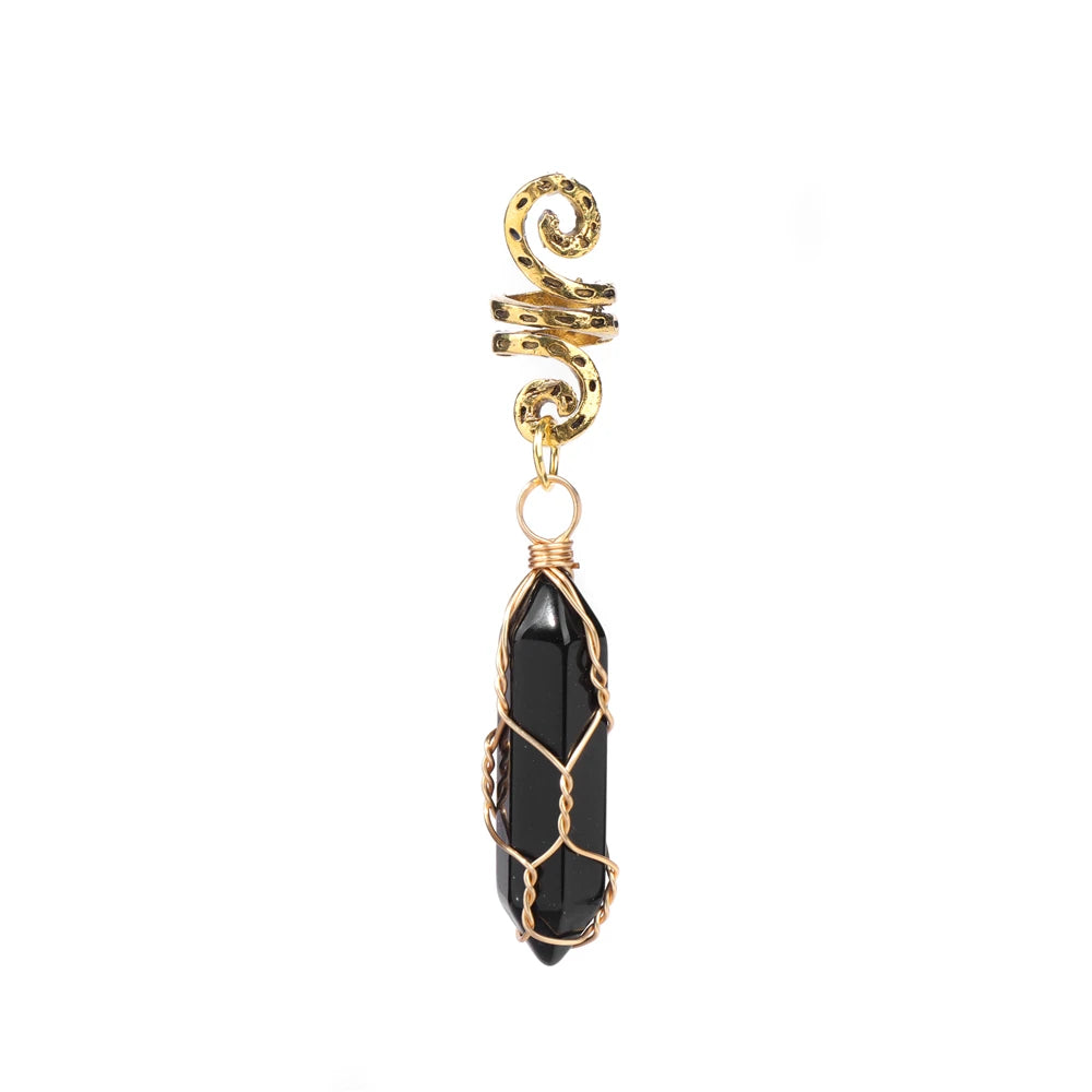 Colgante de piedra Natural para mujer y niña, accesorios ...