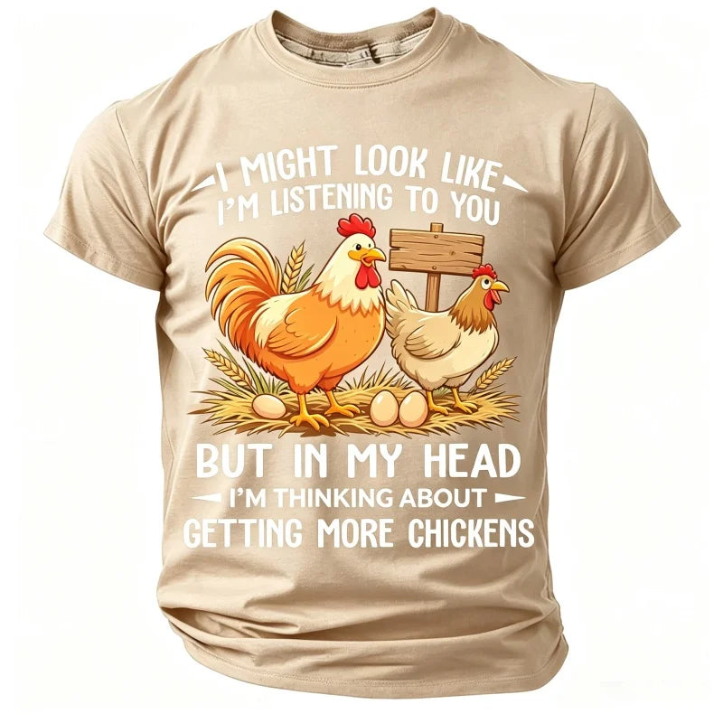 Men's short sleeve T-shirt by Corporación Turística featuring a fun and colorful design, casual wear for everyday style.