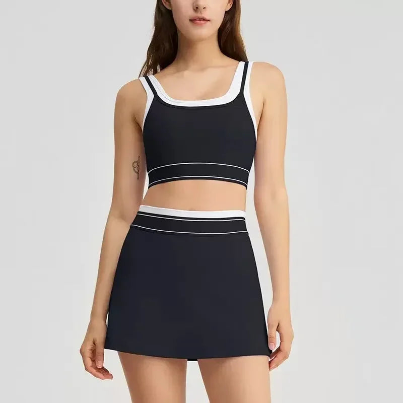 Conjunto Deportivo de 2 Piezas para Mujer, Top Transpirab...