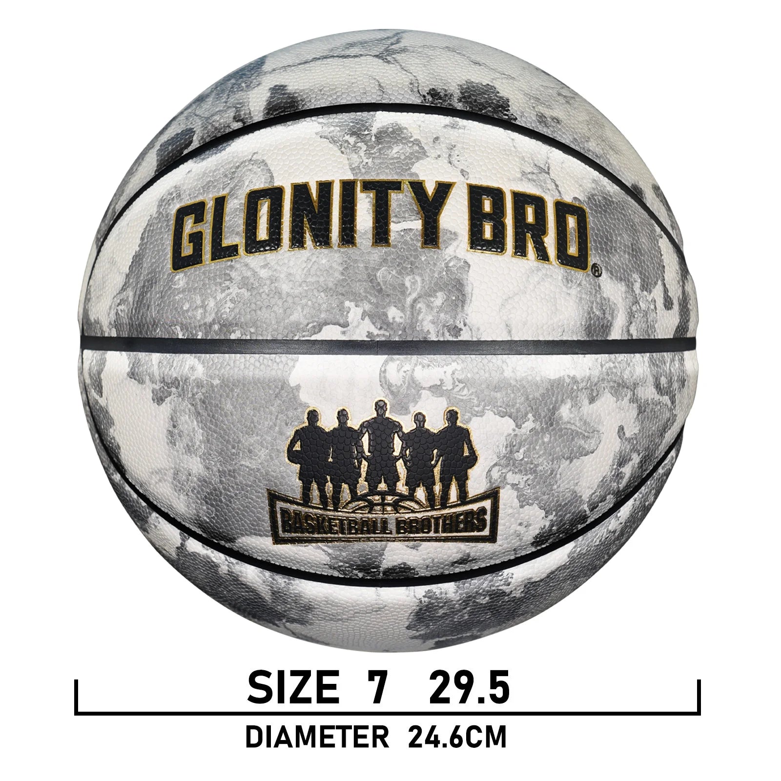 Balón Baloncesto Luminoso Oficial 7 | Glonity Bro | Duradero Verde