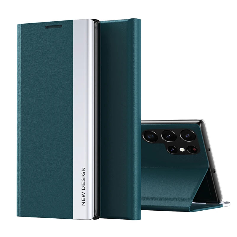 Samsung Galaxy S23 S22 S24 Ultra protective case with rope detailing, by Corporación Turística, showcasing the textured exterior.