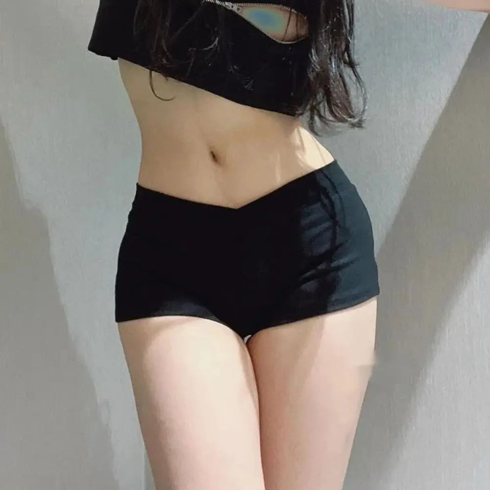 Pantalones Cortos Deportivos Ultracortos Negros para Mujer - Corporación Turística