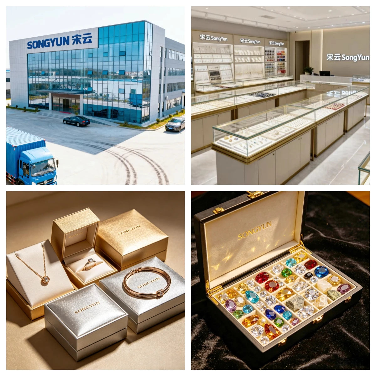 SONGYUN Joyería de Piedras Preciosas de Alto Contenido de...