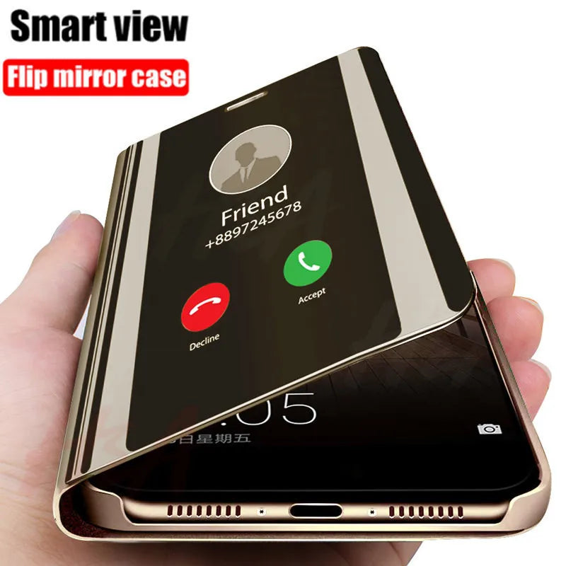Luxury protective case for Samsung Galaxy A14, A34, A54 5G with mirror finish by Corporación Turística, stylish and durable cover.