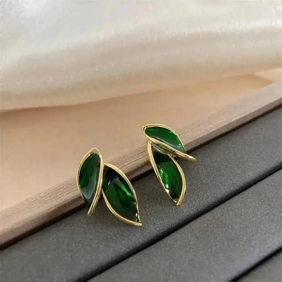 Pendientes de gota de corazón de cristal púrpura para muj...