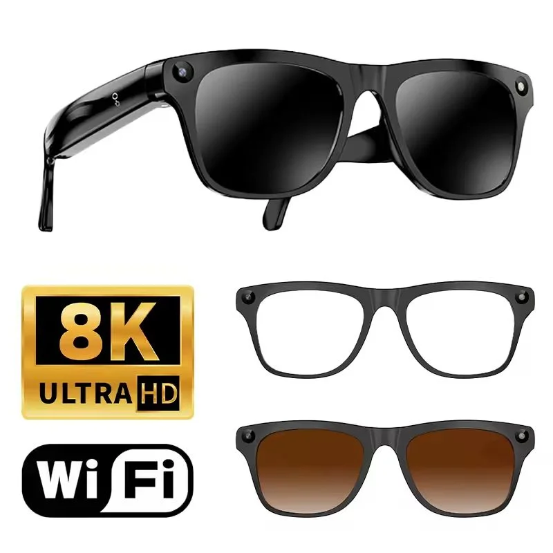 Nuevas Gafas Inteligentes con IA Mejoradas, Cámara de Gra...