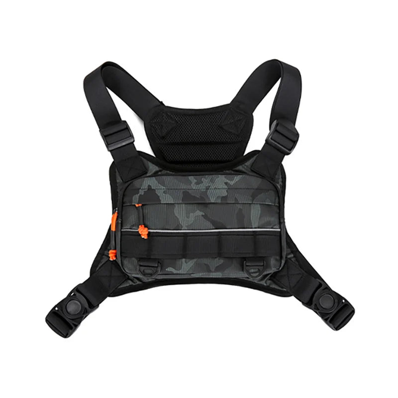 Bolsa de Pecho Frontal, Chaleco de Camping, Mochila para ...
