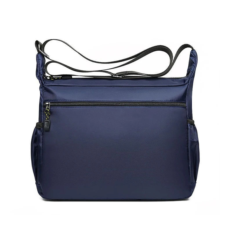 Bolso Bandolera Hombre Nylon Multicapa para Viajes de Negocios