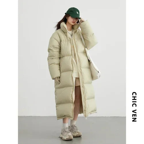 CHIC VEN-abrigos de plumón de pato blanco para mujer, cha...