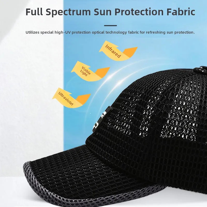 Gorra de Verano con Protección UV - WRELS - Malla Transpirable - Corporación Turística