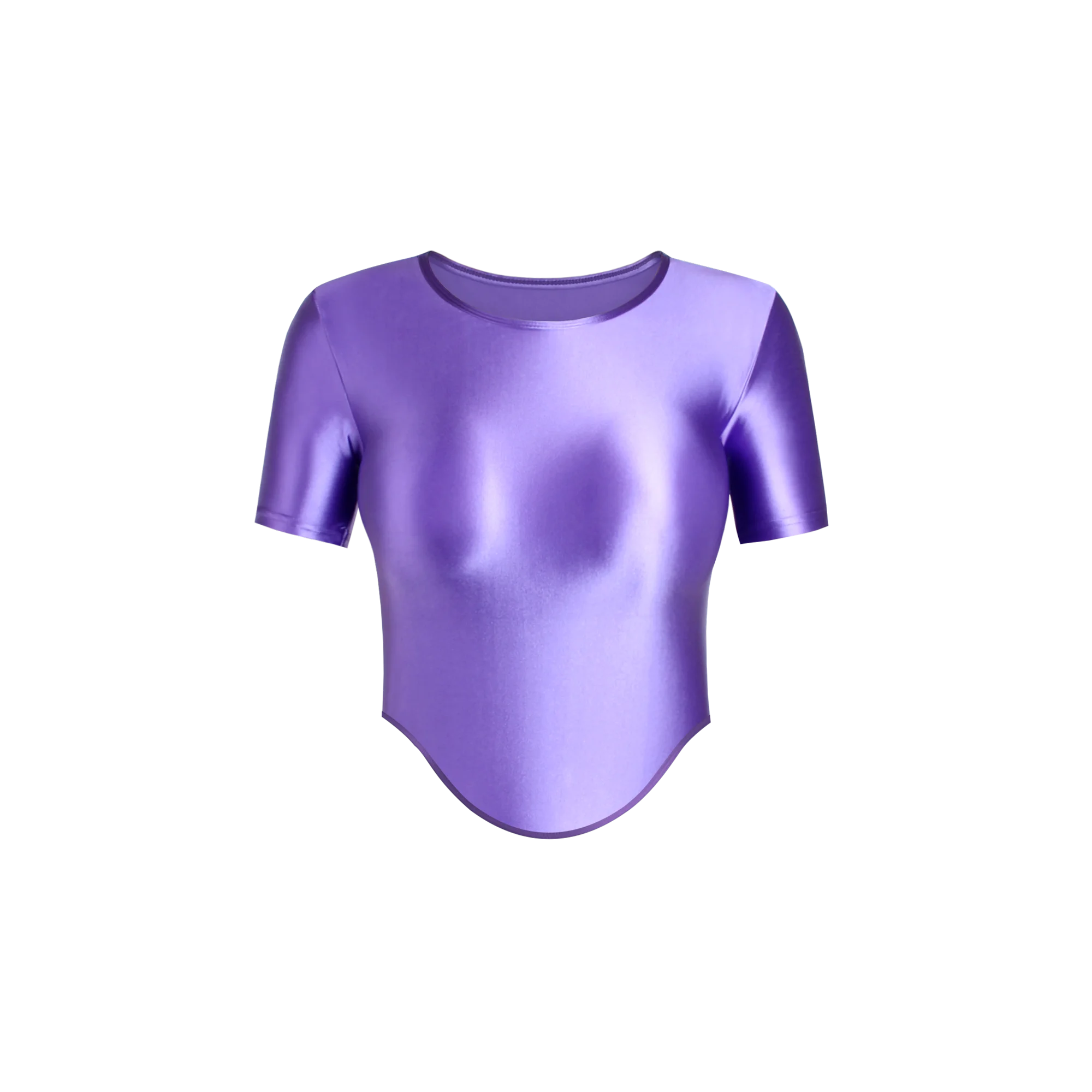 Camiseta elástica brillante y suave para mujer MJINM, cam...