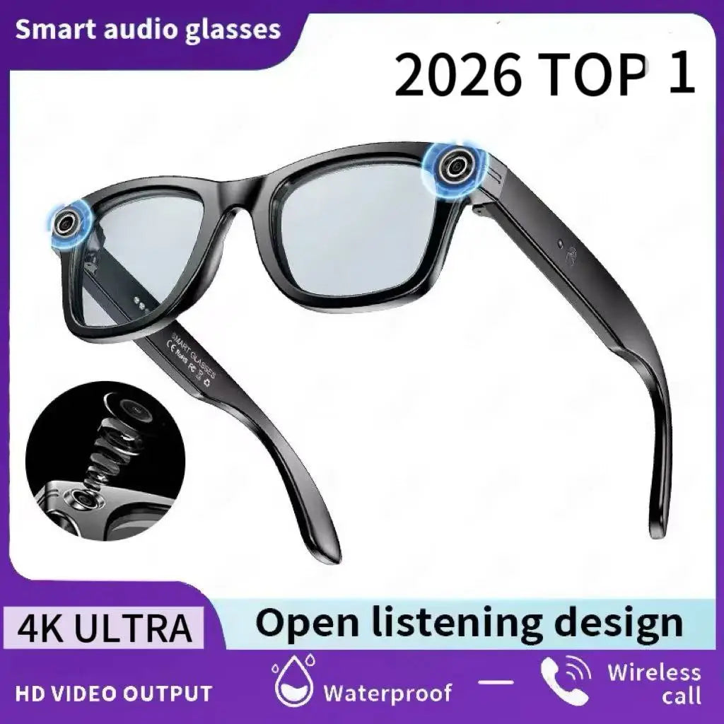 Gafas Inteligentes Meta AI TOP 1 con Cámara de 13MP, Grab...