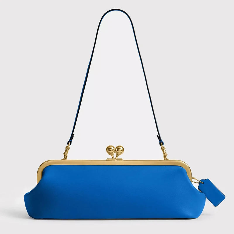 Bolsos clásicos con cierre de beso de 30 cm para mujer bo...