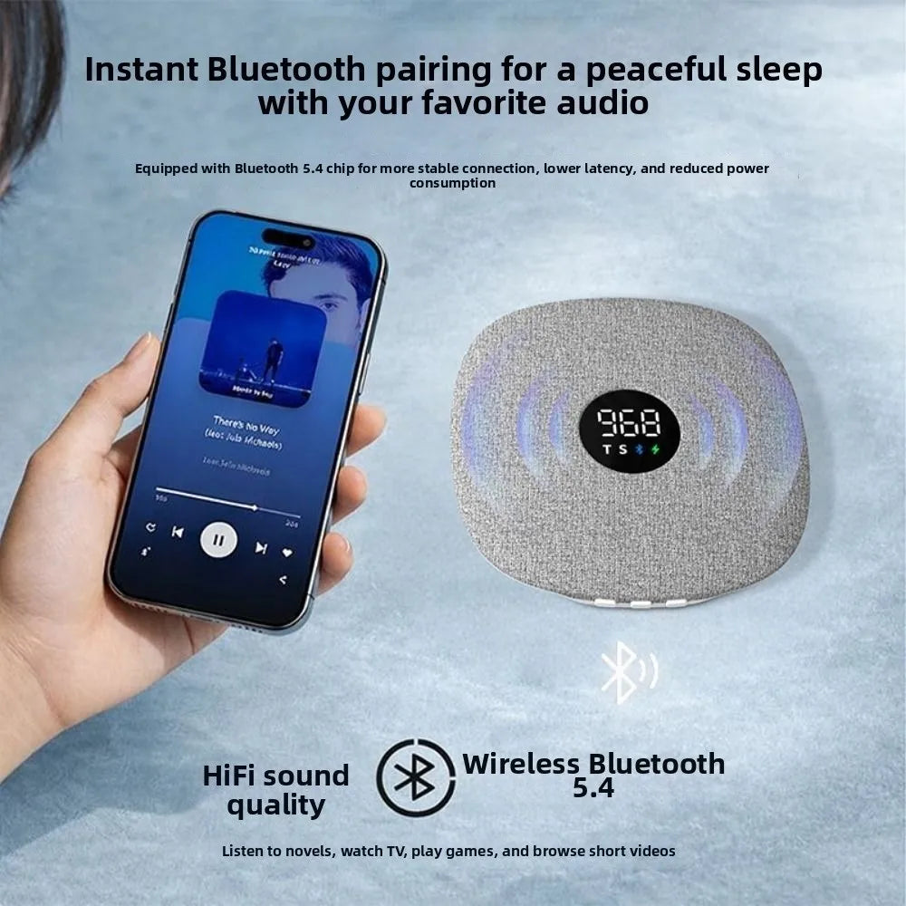 Altavoz Sub-Almohada Bluetooth 5.4 DITIPOO - Sueño Profundo y Audio Hi-Fi