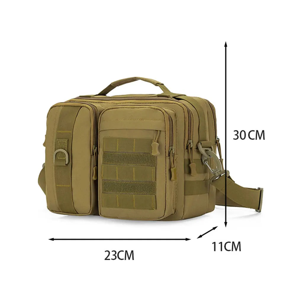 Bolsa Táctica Cruzada de Senderismo, Bolso de Hombro para...