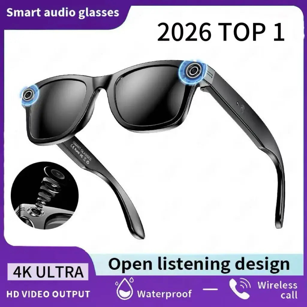 Gafas Inteligentes Meta AI TOP 1 con Cámara de 13MP, Grab...