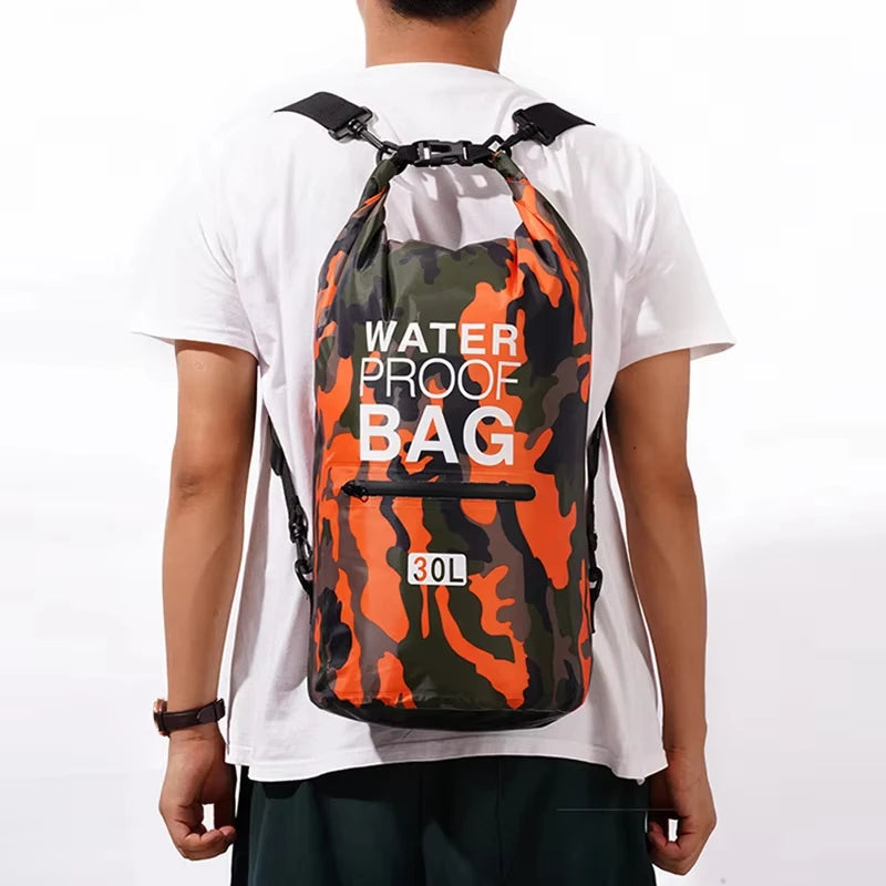 Paquete de natación de PVC, mochila seca para mujeres y h...