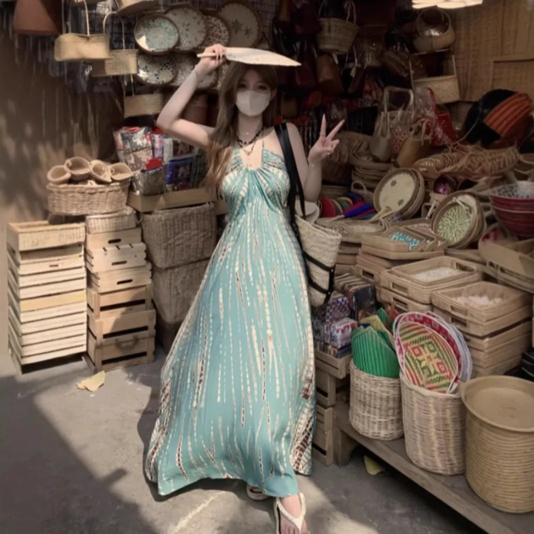 Vestido Bohemio de Verano para Mujer - Nuevo Estilo Franc...