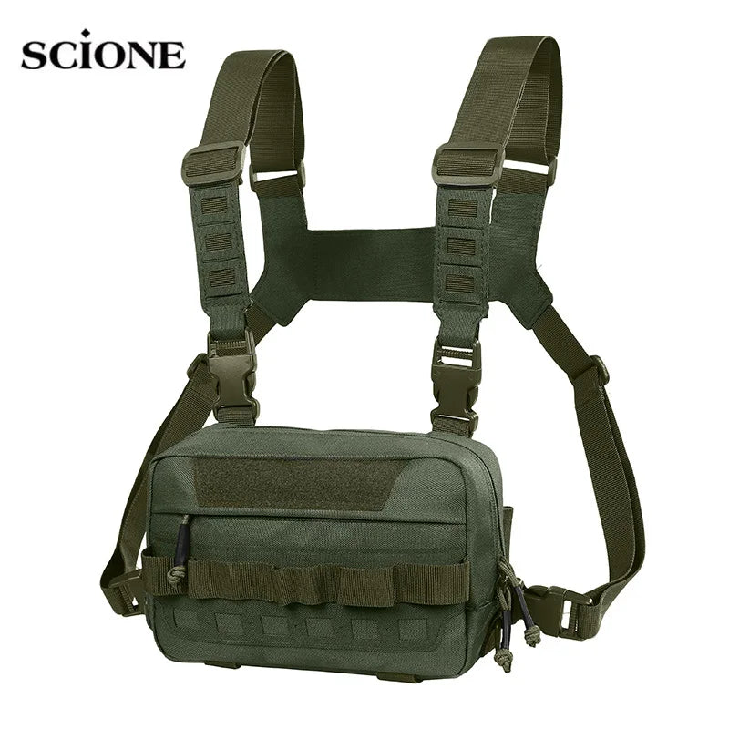 Chaleco Táctico de Campamento para Hombres, Mochila para ...