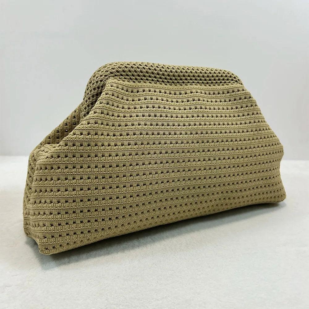 Bolso de mano de playa de Color liso para mujer, bolso de...