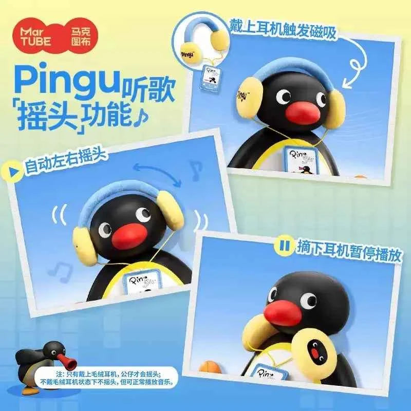 Altavoz Pingu MarTUBE: Pingüino Dibujos Animados Móvil | Radio Musical Inalámbrico