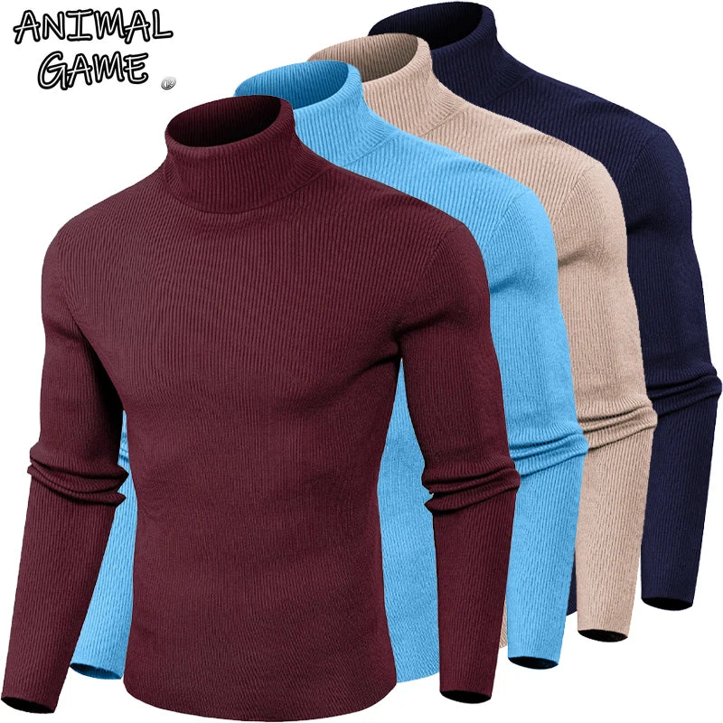 Juego de animales, blusa fría de lujo para hombre, suéter...
