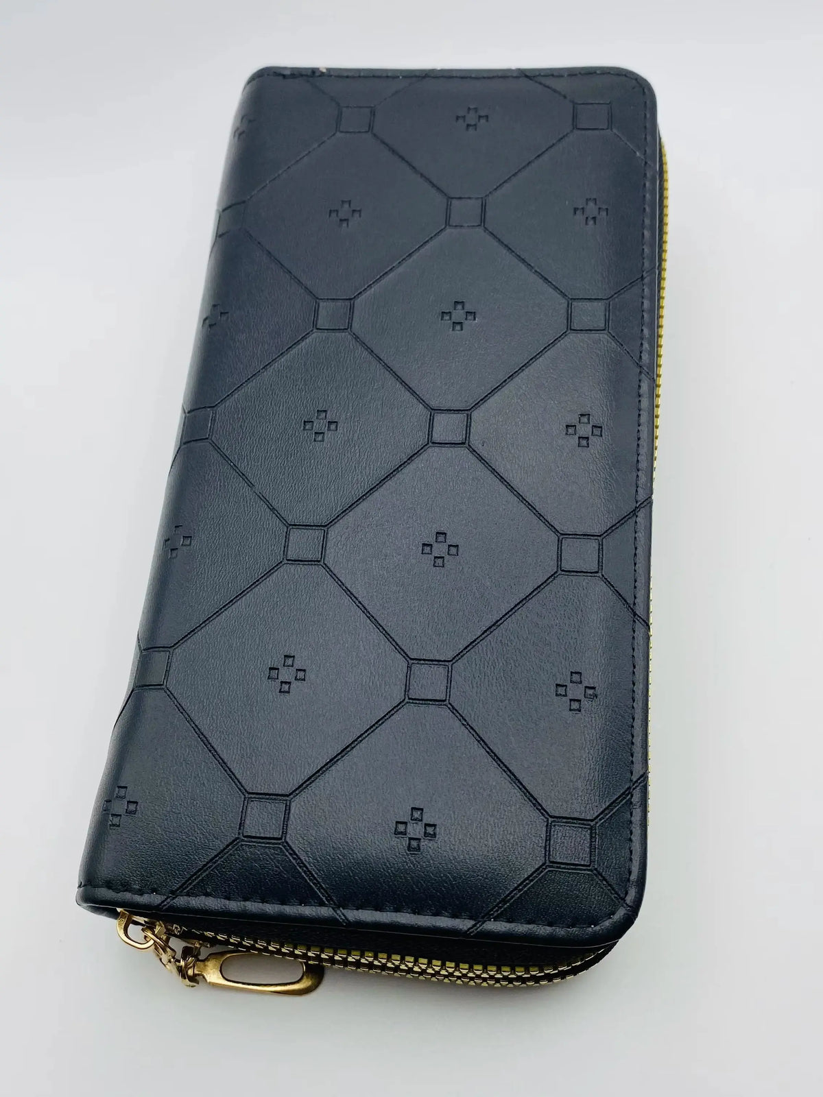Cartera de gran capacidad con doble cremallera, Cartera g...