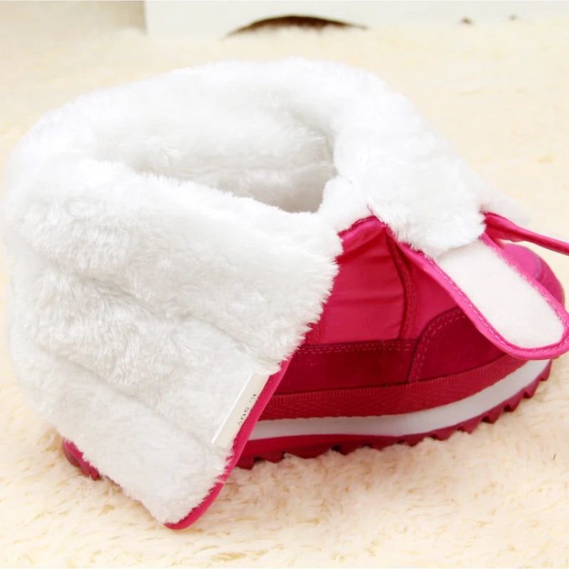 Botas de nieve gruesas de invierno para mujer, botas cáli...