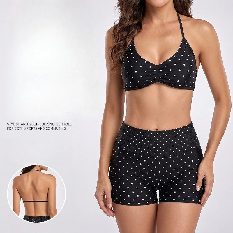 Conjunto Deportivo de Yoga para Mujer con Estampado de Lu...