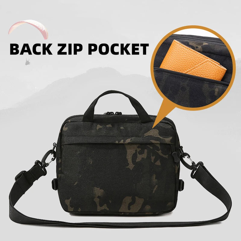 Bolsa de escalada táctica Molle, bandolera grande para vi...