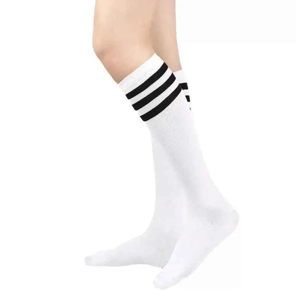 Calcetines Rayados Mujer Rodilla Moda JK Academy Deportivos