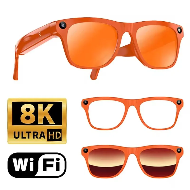 Nuevas Gafas Inteligentes con IA Mejoradas, Cámara de Gra...