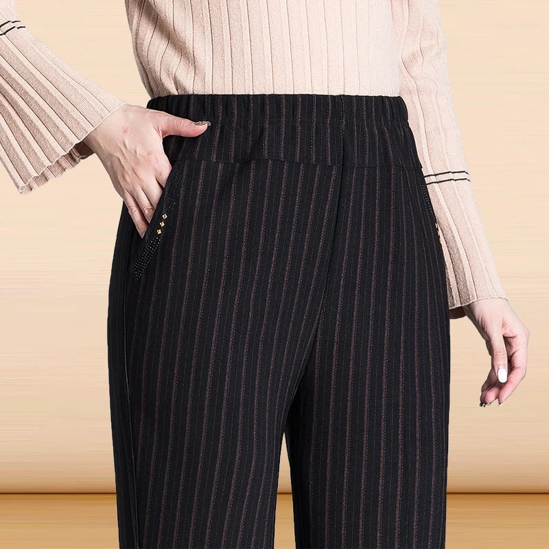 Pantalones Mujer Cintura Alta Elásticos OKXGNZ Otoño Invierno XL-9XL