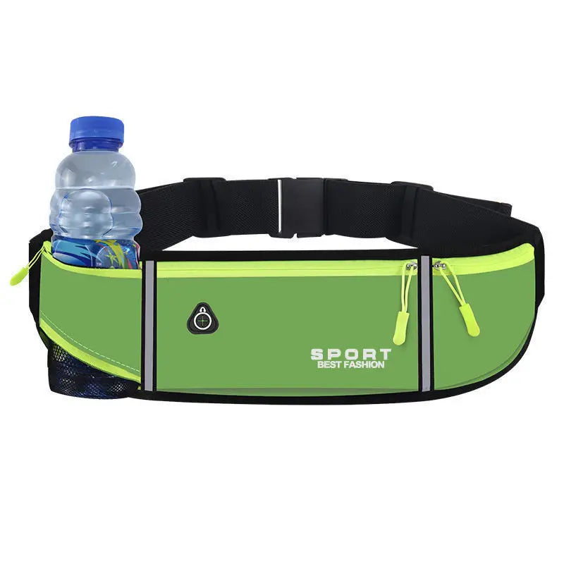 Riñonera Running Impermeable - Con Botella Agua y Móvil