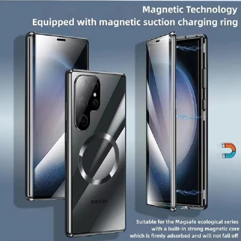 Metal 360° magnetic security lock by Corporación Turística, featuring a robust design with a key lock mechanism.