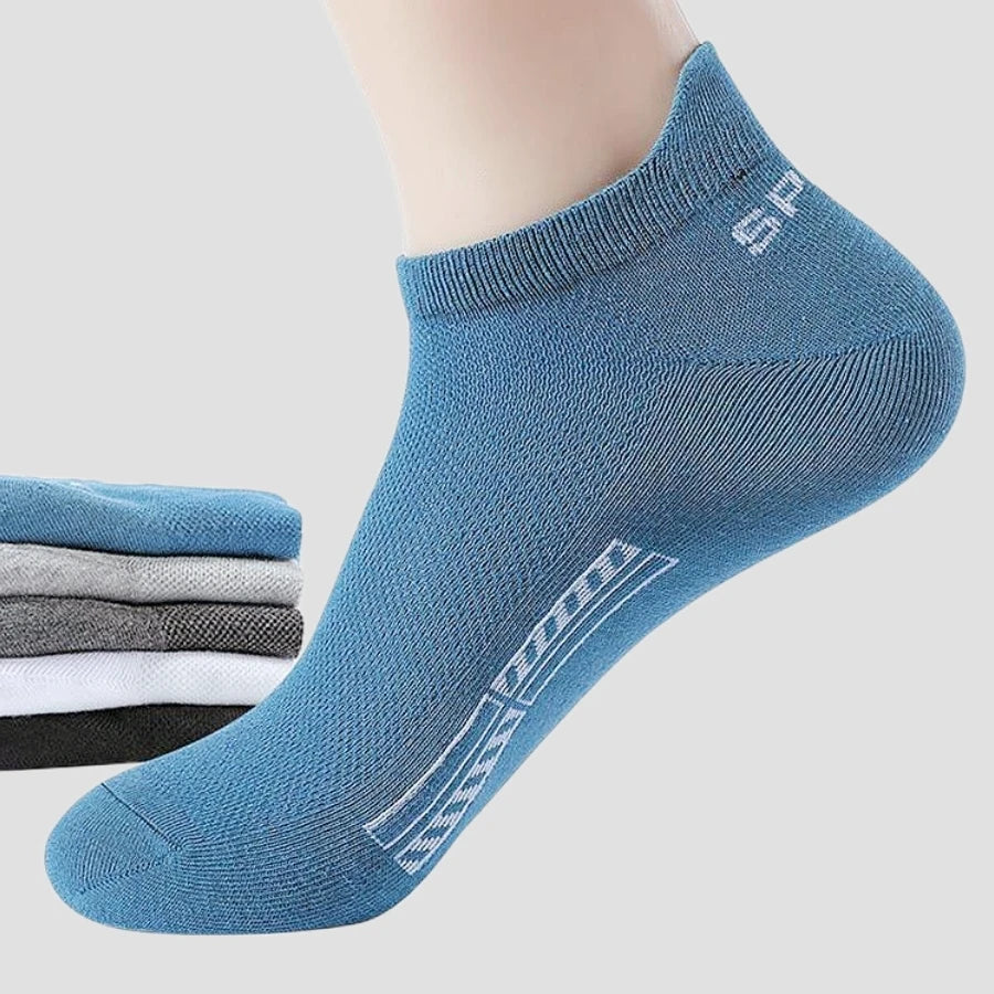 5 pares de calcetines tobilleros de alta calidad para hom...